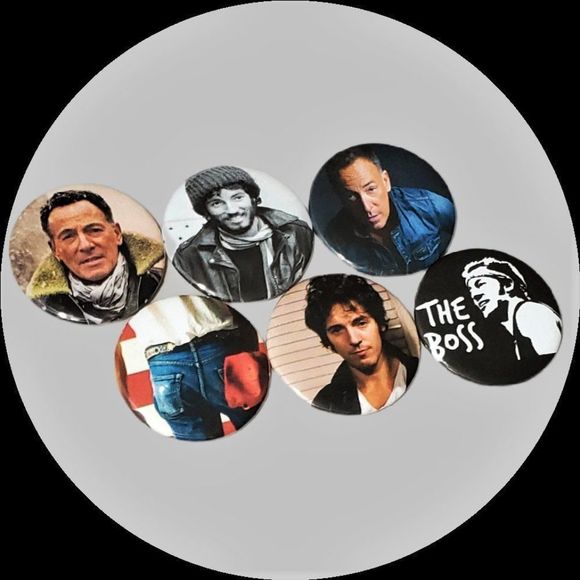 Bruce Springsteen Button Pins Born In The USA - Picture 1 of 1